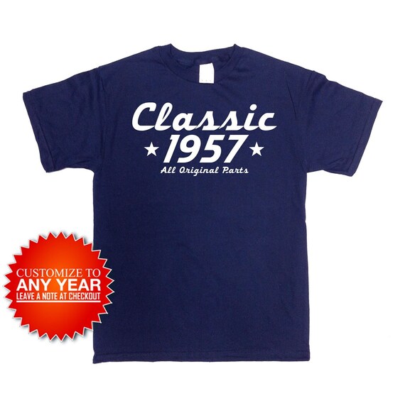 65th Birthday Gift Shirt For Men - 'Gettin' Old Pissy And Cranky' Custom Year Personalized Tee