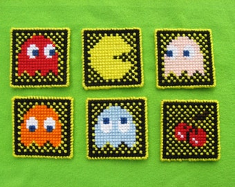 Modèle UNIQUEMENT ! - Ensemble de sous-verres Pacman