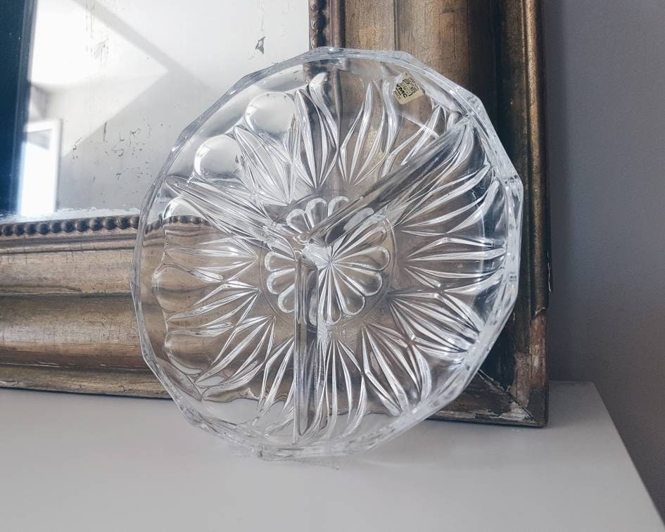 Serviteur Aperitif en Verre Plateau Présentation Hors d'oeuvre Déco Cadeau Pour Elle Repas Noël Mari