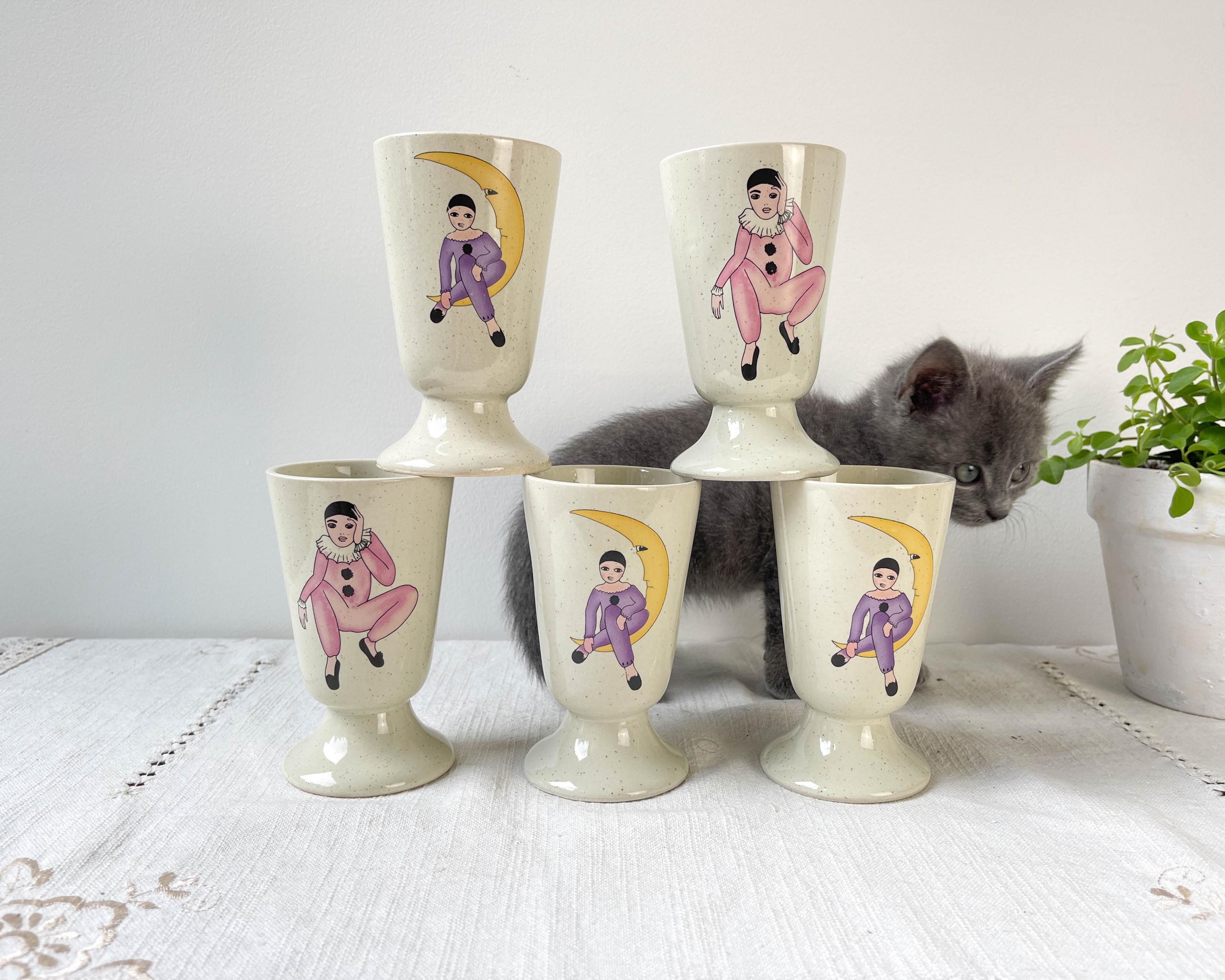ピエロ 絵 Pierrot mug - Etsy 日本