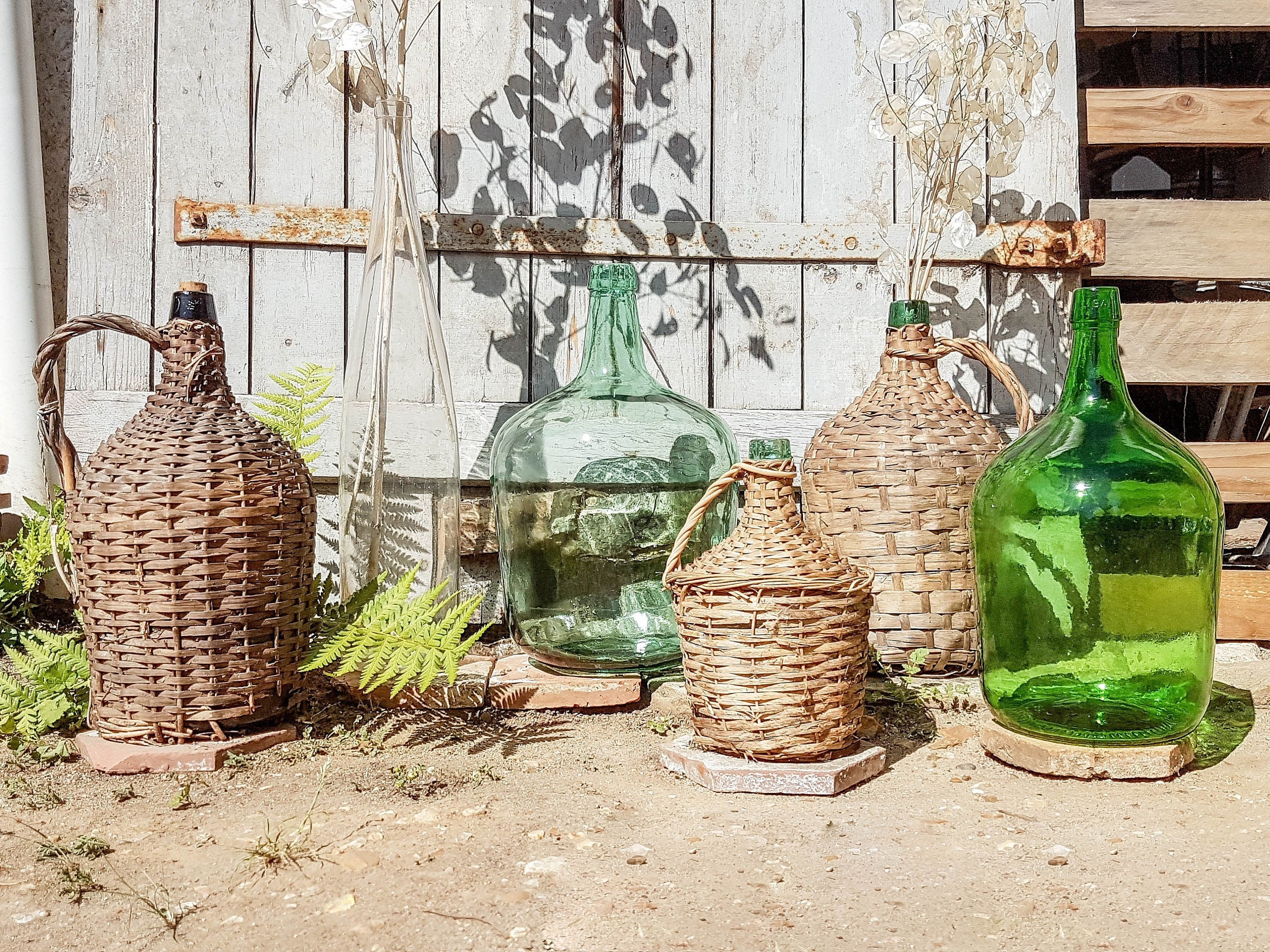 当時物　大きな瓶　アンティーク　昭和レトロ　花瓶　ディスプレイ　インテリア 当時物 大きな瓶 アンティーク 昭和レトロ 花瓶 ディスプレイ