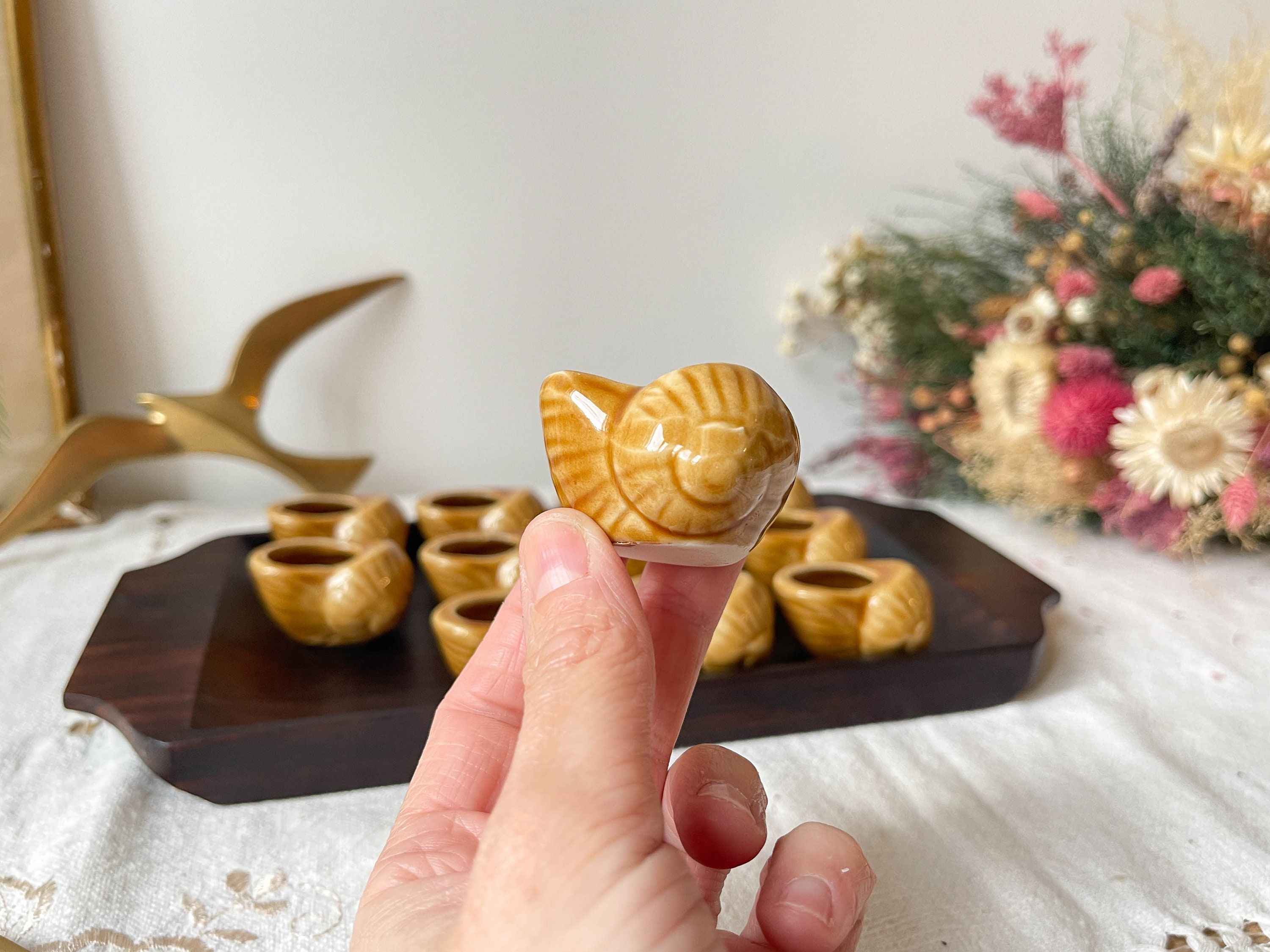 48 Coquilles à Escargots Individuelles – Céramique, Cuisson Au Four, Lot Occasion