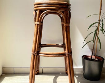 Vintage Bentwood Bar Stool, 1950s - High Chair - Vintage Stool - 50s Stool - Vintage Decor - High Kitchen Chair