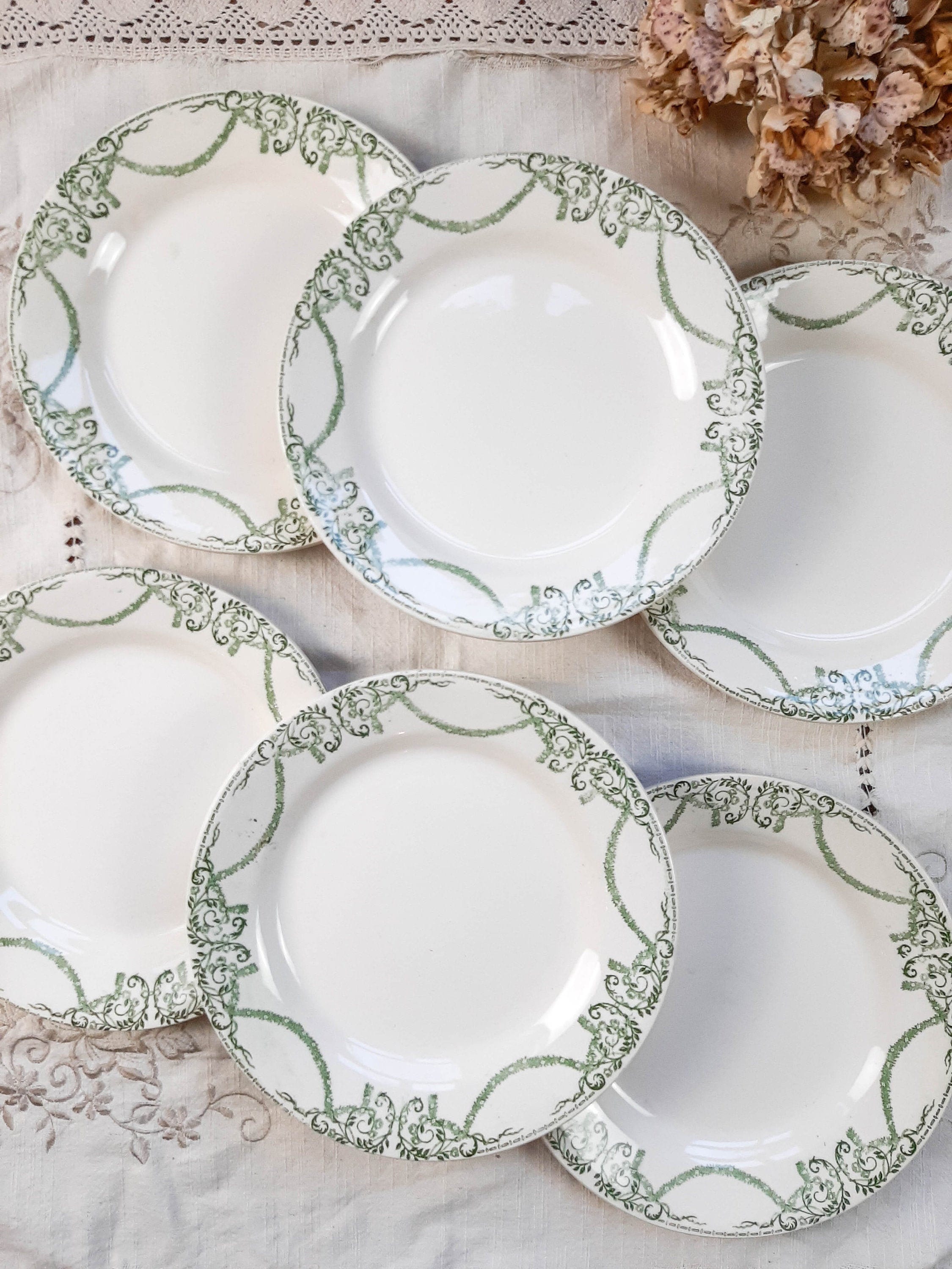 6 assiettes Plates Terre