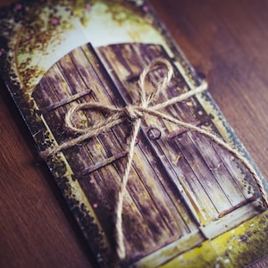 Secret Garden Wedding Invitation | Rustic Folded Summer Invite