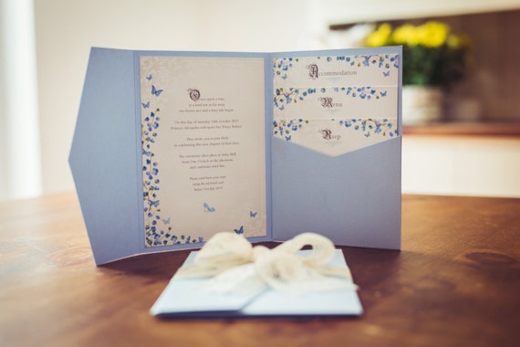 Cinderella Wedding Invitation Fairytale Wedding Invite Etsy