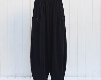 Trendy new stretch Black harem trousers plus size 16//18 20//22 24//26 28//30