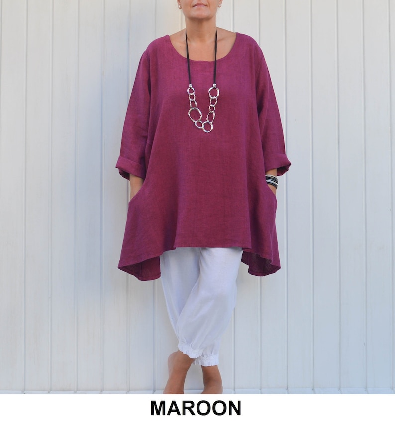 LAGENLOOK COTTON OVERSIZED BEAUTIFUL TUNIC TOP DRESS SIZE 20 22 24 26 28