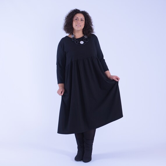 plus size smock dress