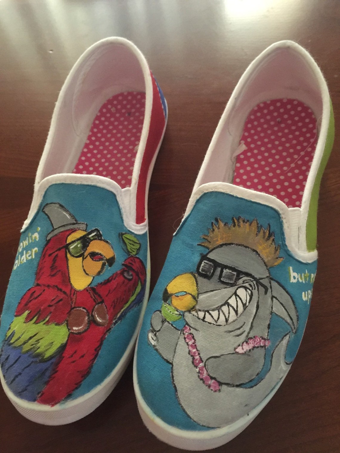 Hand Painted Parrothead Jimmy Buffett Themed Shoes - Etsy