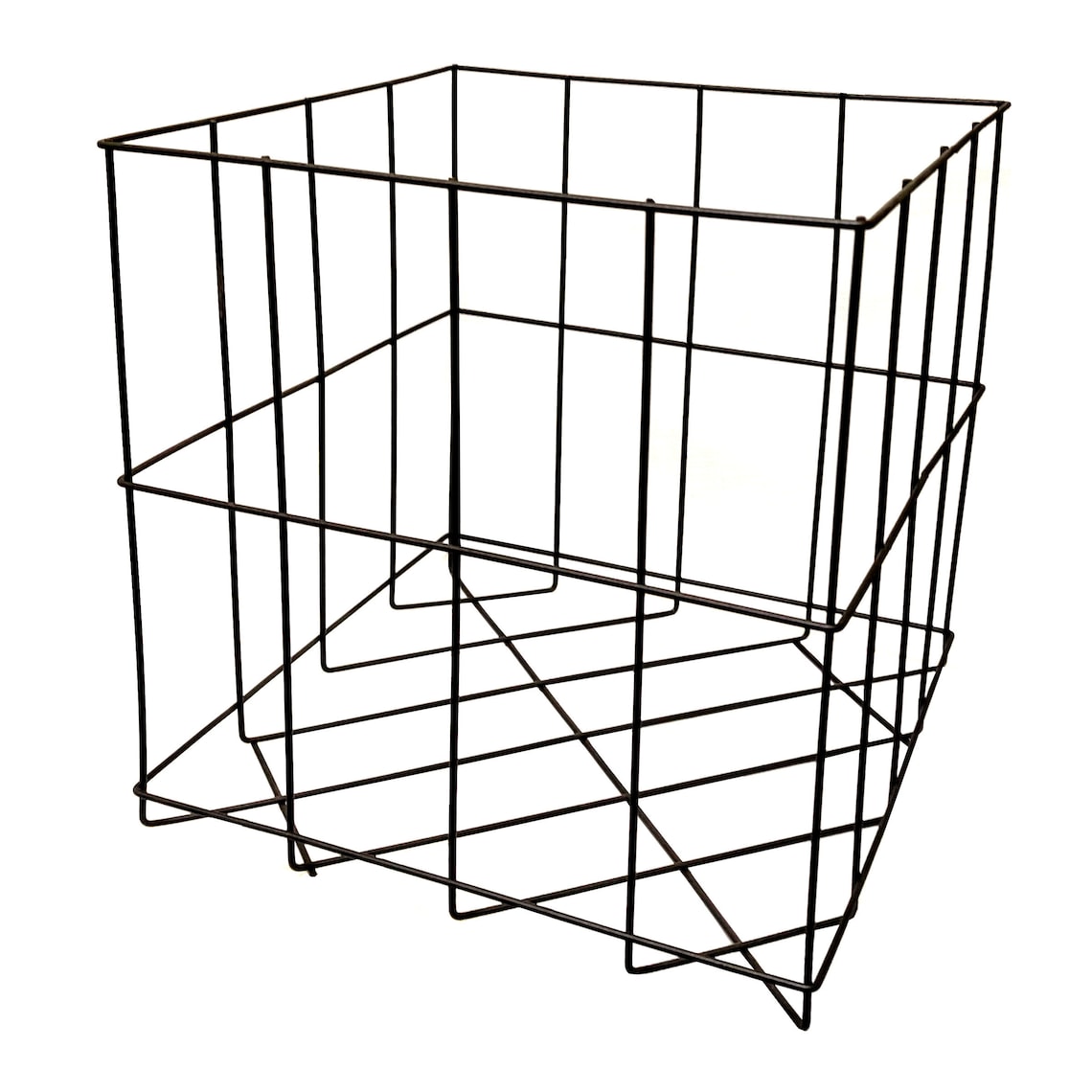 Metal Wire Basket Cube Metal Wire Cube Metal Wire Crate - Etsy