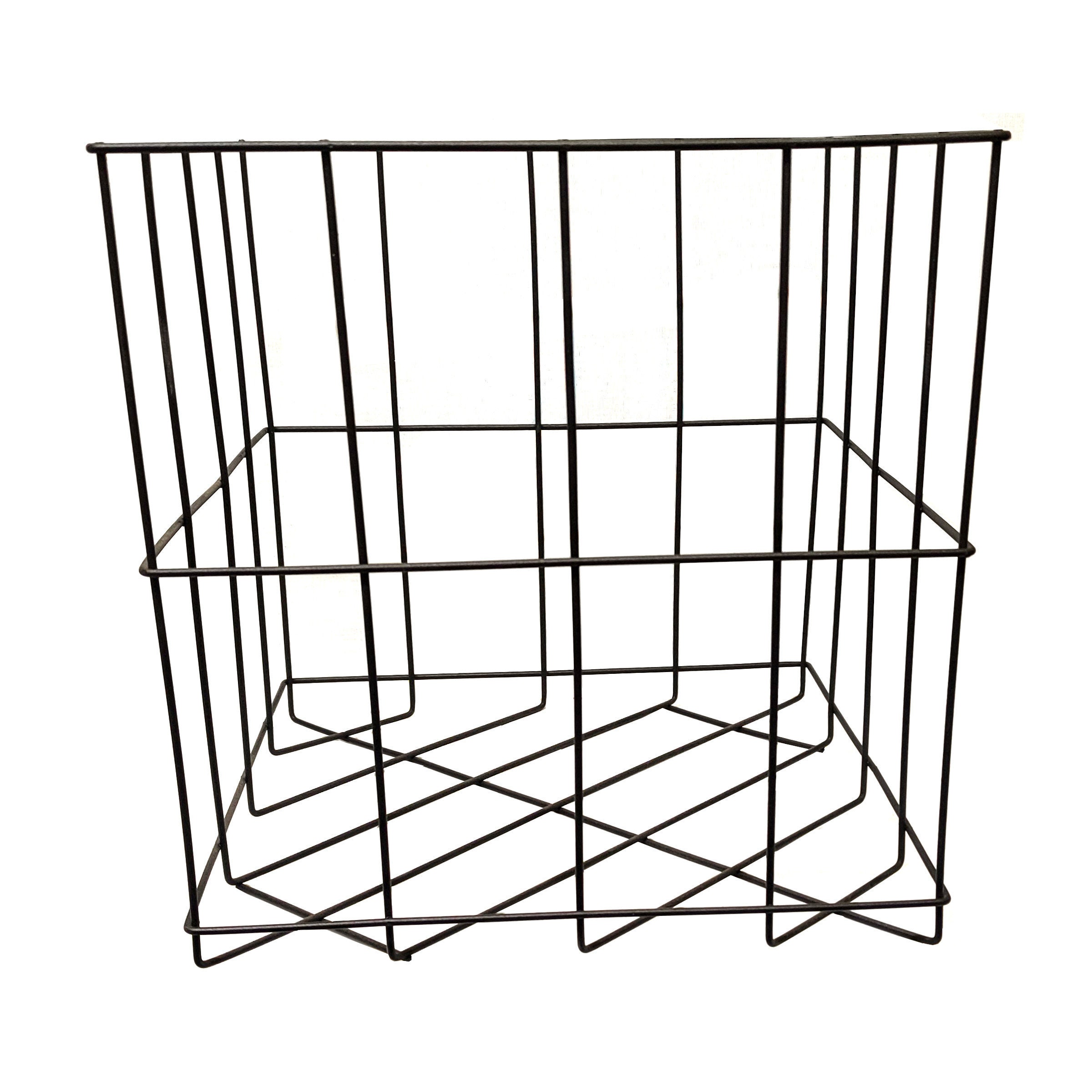 Metal Wire Basket Cube, Metal Wire Cube, Metal Wire Crate, Metal Wire