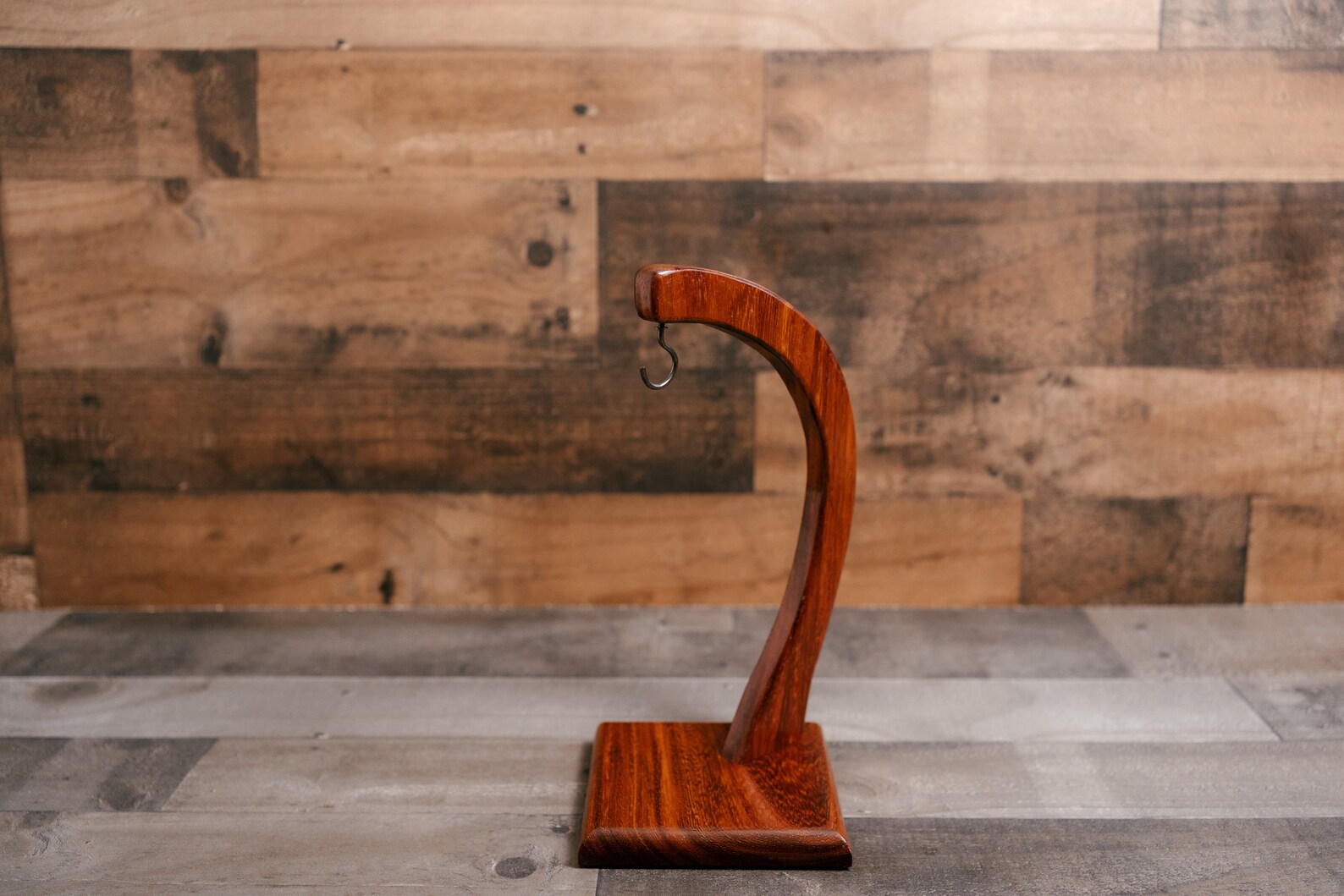 Handmade Wood Banana Hanger Custom Crafted in Machiche Lumber and