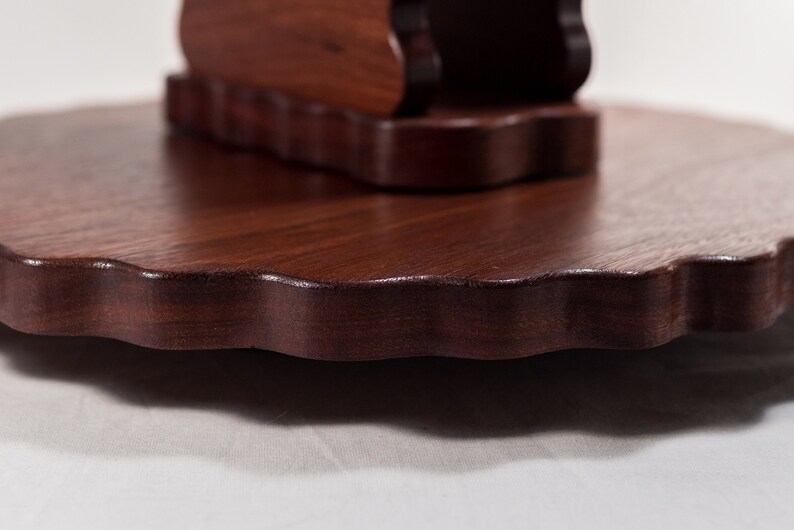 Handmade Wood Lazy Susan With Napkin Holder Custom Crafted Etsy