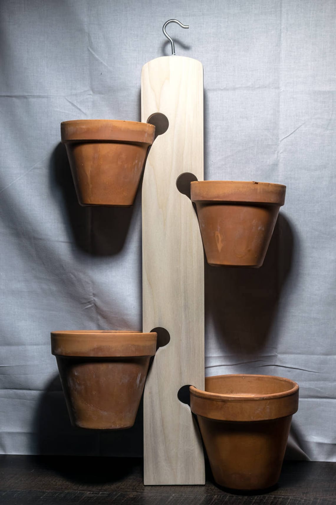 Handmade Wood Plant Hanger for Terracotta Pots Custom Crafted Etsy UK