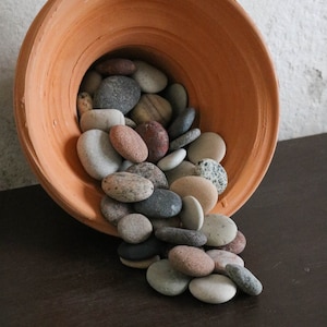 Pebble Art Supplies Set of Small Decorative Stones Sustainable Crafting image 3