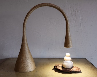 Flexible Desk Lamp - Japandi Night Light - Modern Table Lamp - Bedside Reading Lamp - Adjustable Light