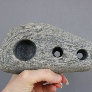 Zahnbürstenhalter / Zahnpastahalter - Sea Stone Badezimmer Zubehör - Rock Zahnbürstenhalter