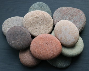 Flat Smooth Colorful Rocks - Pebble Art Supplies