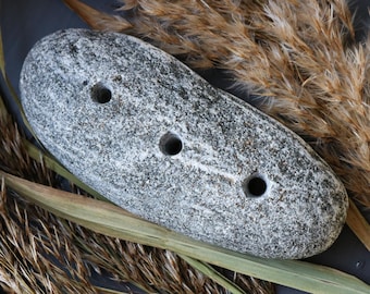 Ikebana Stone Vase - Wabi-Sabi Decor - Dried Grass Holder - Dried Wedding Flower Display