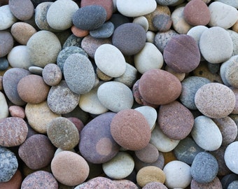 Pebble Art Supplies - Set of Small Decorative Stones - Sustainable Crafting