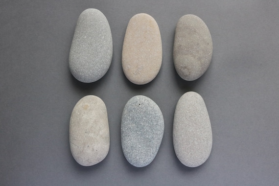 Oval Rocks for Painting Natural Flat Stones for Crafts Sustainable
