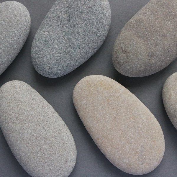 Oval Rocks for Painting - Natural Flat Stones for Crafts - Sustainable Pebble Art Supply