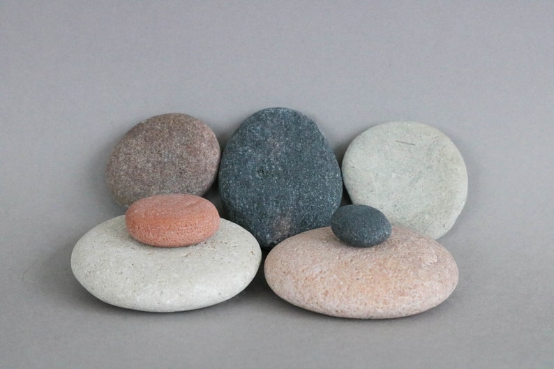 Zen Balance Pebbles Small Beach Stone Cairn Mindfulness Gift Stacking Stones image 3