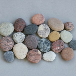 Pebble Art Supplies Set of Small Decorative Stones Sustainable Crafting image 6