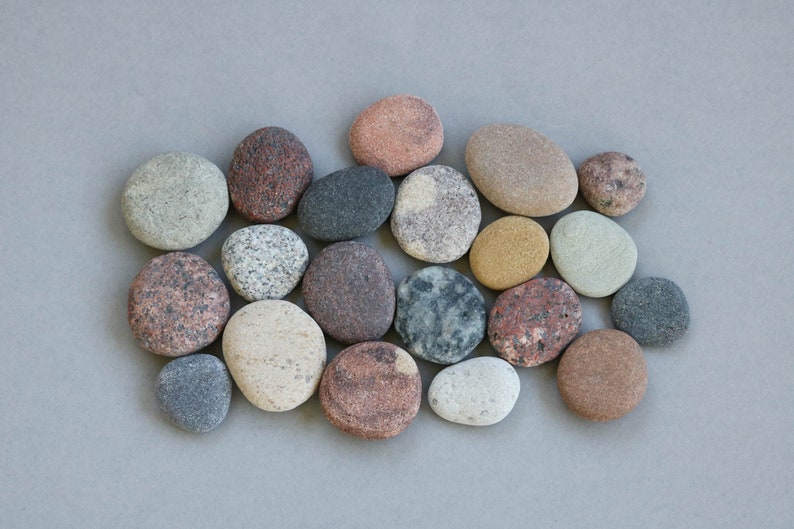 Pebble Art Supplies Set of Small Decorative Stones Sustainable Crafting image 6