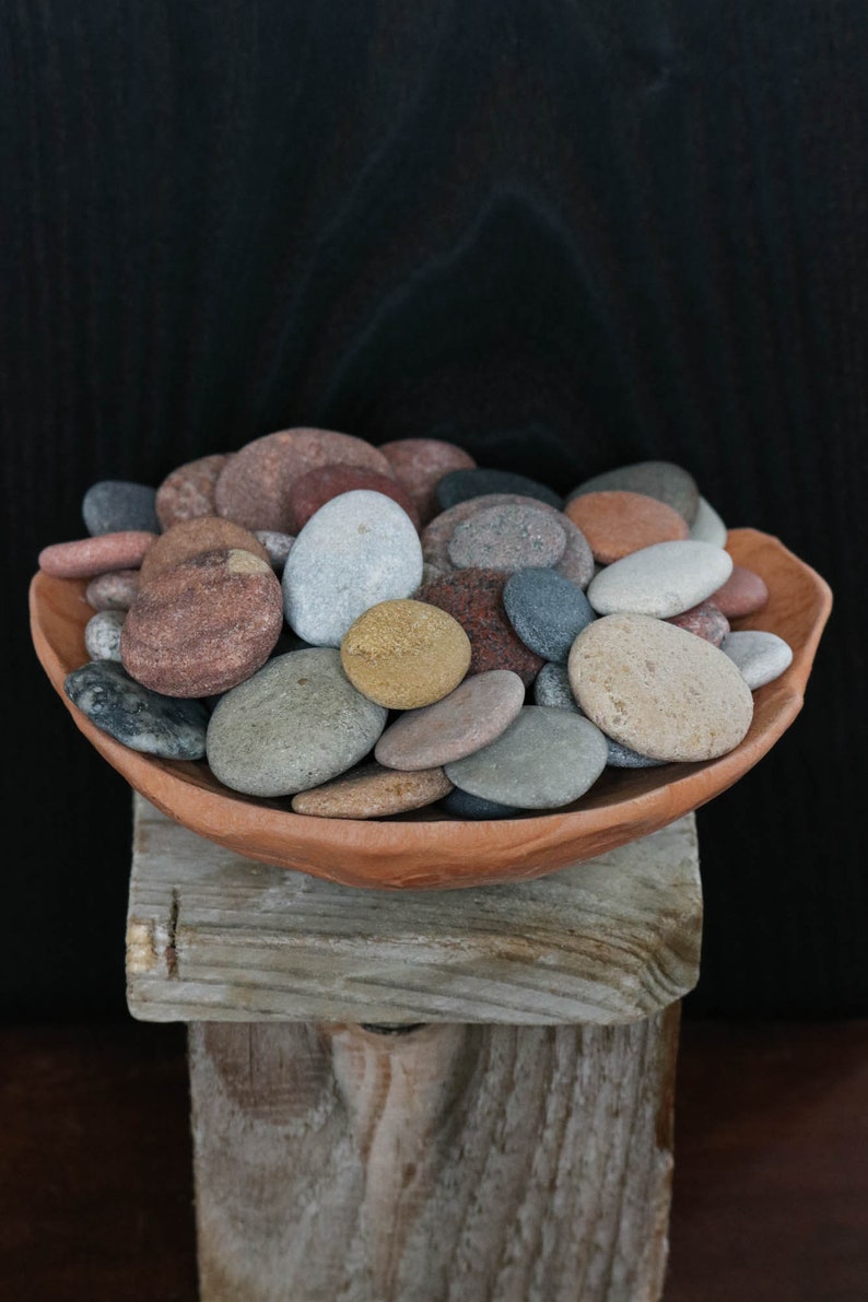 Pebble Art Supplies Set of Small Decorative Stones Sustainable Crafting image 5