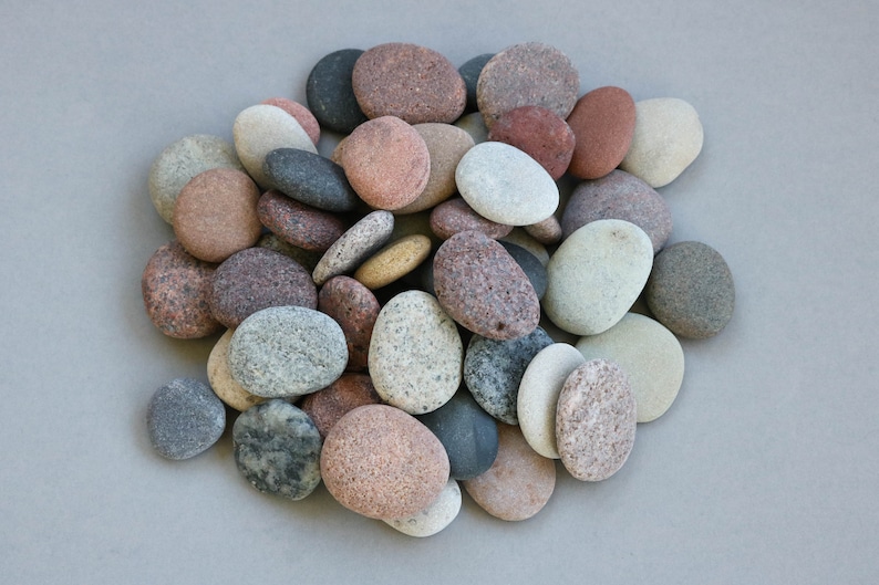 Pebble Art Supplies Set of Small Decorative Stones Sustainable Crafting image 10