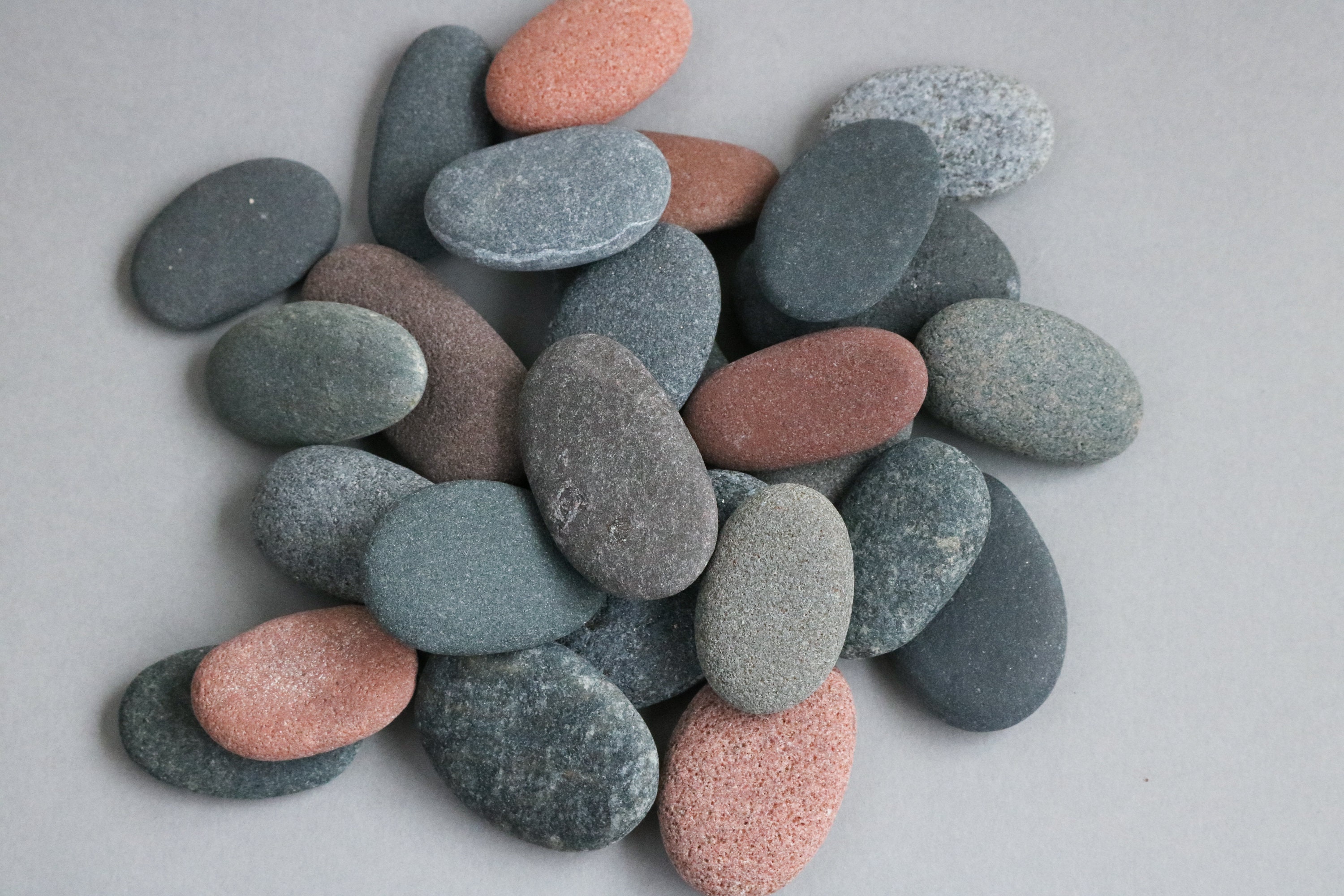 Oval Rocks for Painting Natural Flat Stones for Crafts Sustainable Pebble  Art Supply 