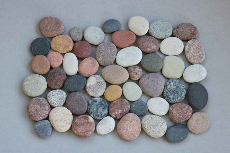 Pebble Art Supplies Set of Small Decorative Stones Sustainable Crafting image 9