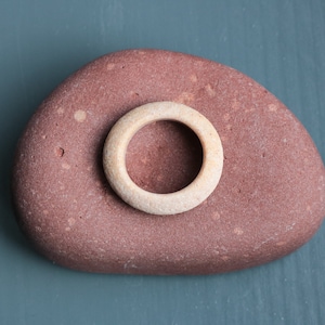 Pink Pebble Ring Handmade Solid Stone Nature Ring Minimalist Statement Jewelry image 3