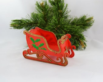 Christmas Sleigh Etsy