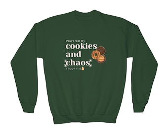 Youth Cookie Season Sweatshirt | Cookie Seller Shirt | Gift for Girl Scout  | Cookie Dealer Shirt | Personalized Troop Sweatshirt