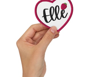 Gepersonaliseerde naampatch - aangepaste geborduurde opstrijkpatch voor jassen - uniek cadeau voor kinderen en volwassenen
