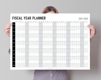 Fiscal Year Planner Etsy