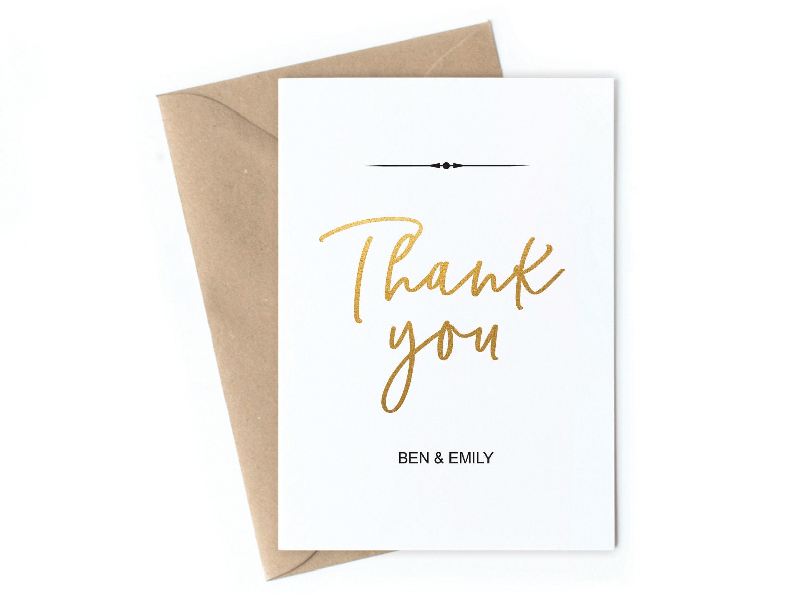 Editable Thank You Card Printable - Etsy