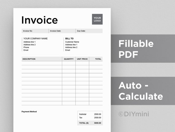 free invoice template pdf