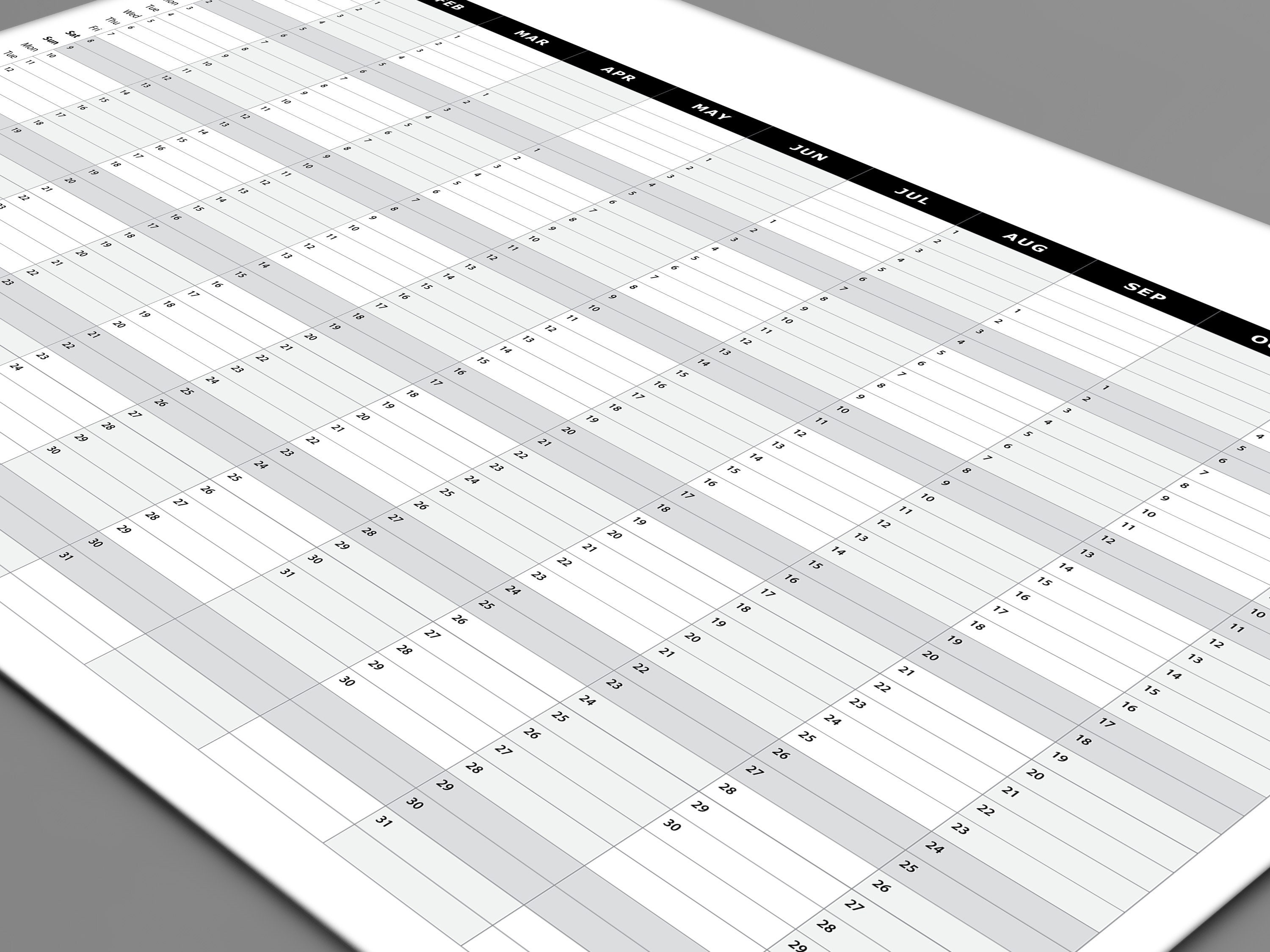 2022 Year Planner Wall planner Big Wall Calendar Large Etsy