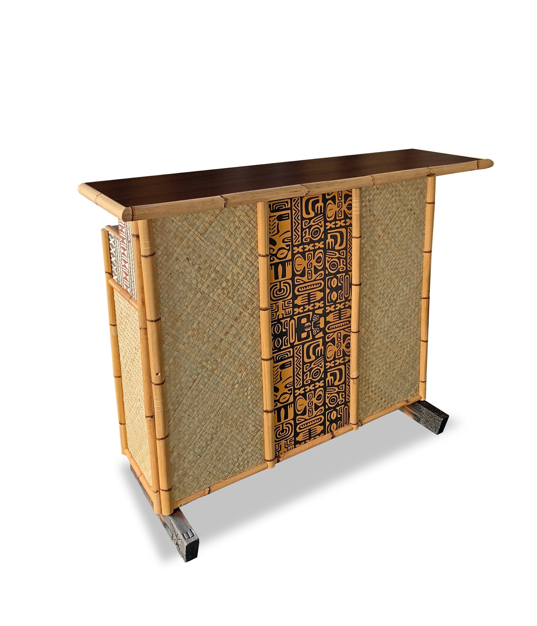 Tiki bar cabinet deals