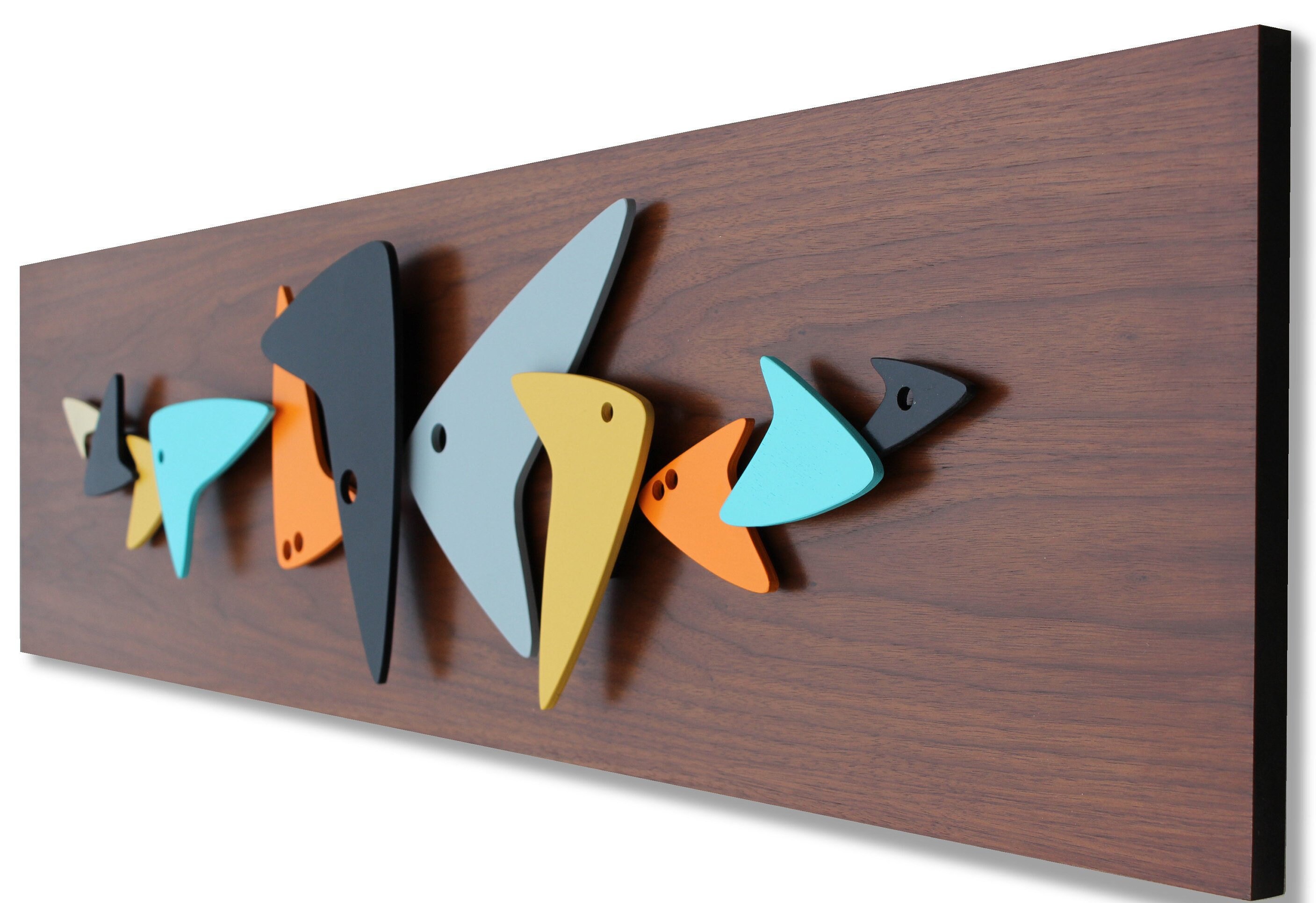 Mid Century Modern Art Boomerang Abstract Wall Sculpture Witco Etsy