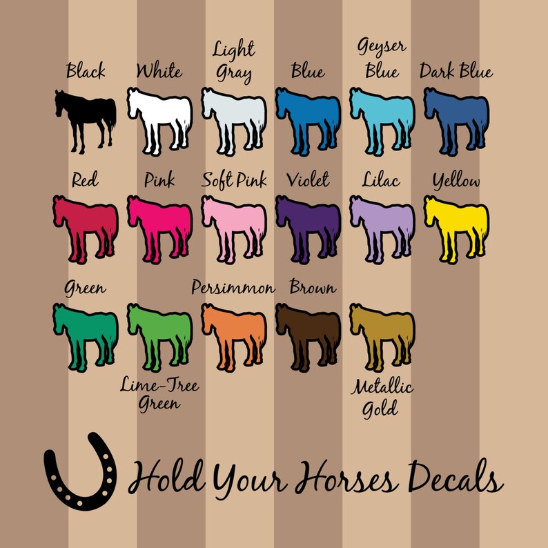 Horses Give Us the Wings We Lack Vinyl Wall Decal Sticker I Etsy