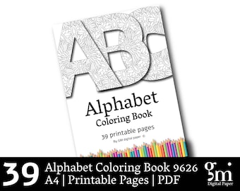 Alphabet Coloring Pages, Coloring Book, Coloring Book Pages, Printable Coloring Pages, Alphabet Coloring Pages, Xmas Gift, Christmas Gift