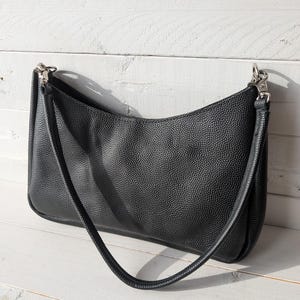 Bolso de piel auténtica, bolso de piel elegante, bolso de piel para uso diario, bolso de mano de piel auténtica