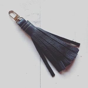 Schlüsselanhänger aus echtem Leder, Personalisierte Farben, Reißverschlusszieher, Geschenk für Sie