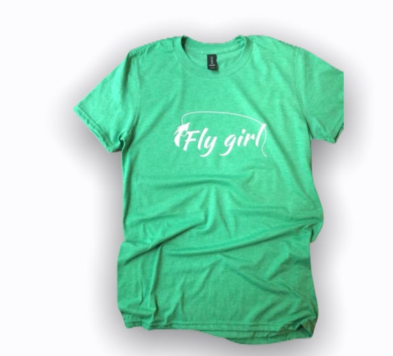 Fly girl shirt fly fishing shirt custom shirts gifts for her Etsy