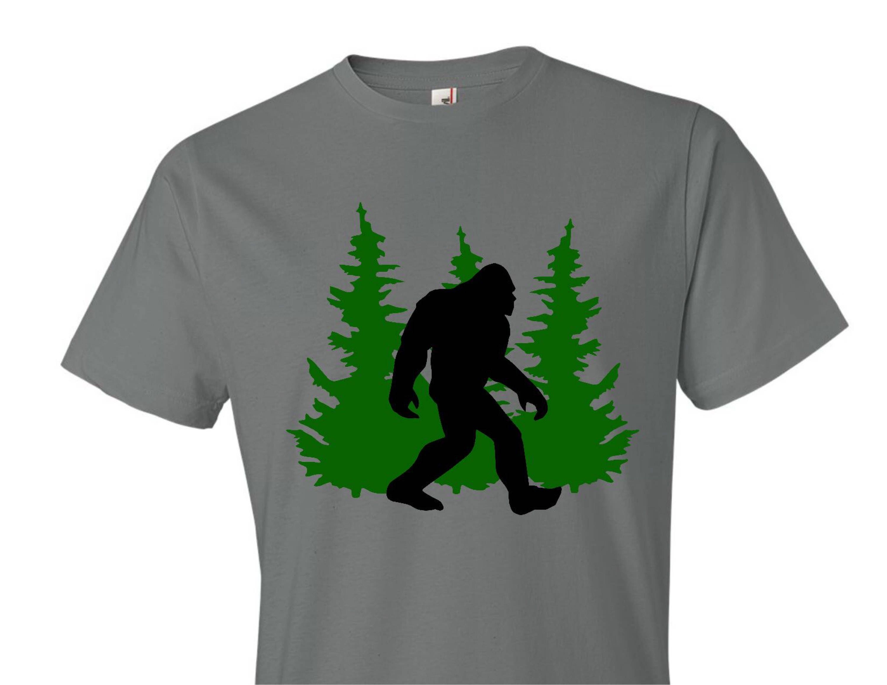 Bigfoot shirt bigfoot t shirt custom shirts kids t shirts | Etsy